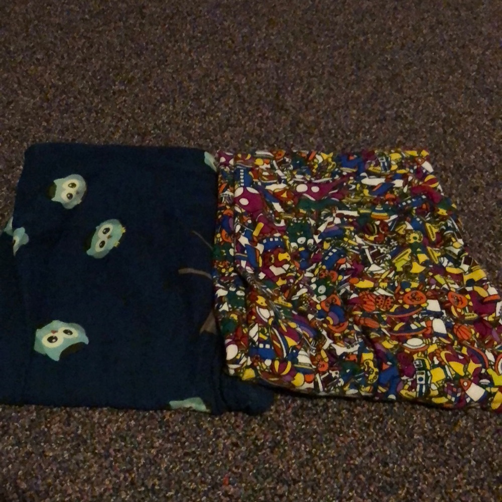 Lularoe leggings lot of 2! Os!